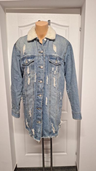 Geaca de blugi imblanita!