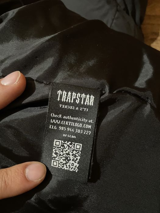 Trapstar 2.0 hooded decoded black