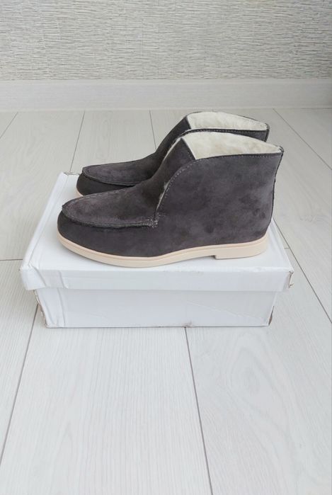 Стильные лоферы 34 размер,утеплённые