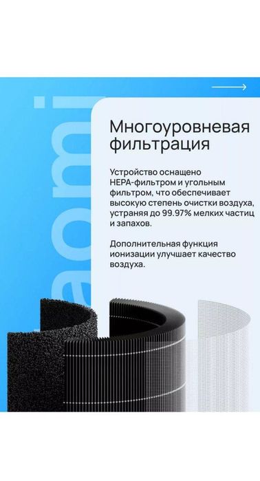 Очиститель воздуха Xiaomi Smart Air Purifier 4 Lite (В НАЛИЧИИ)