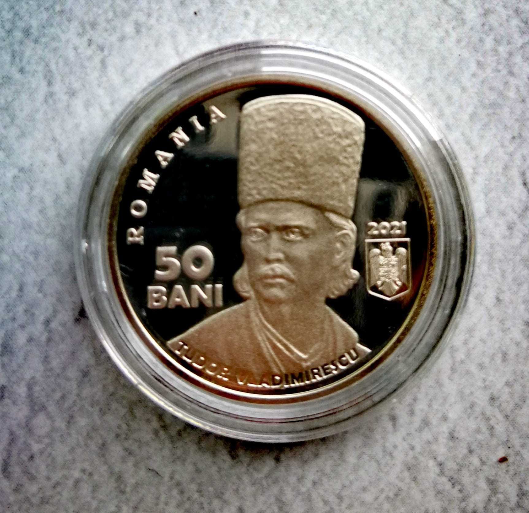 Moneda 50 bani Tudor Vladimirescu PROOF