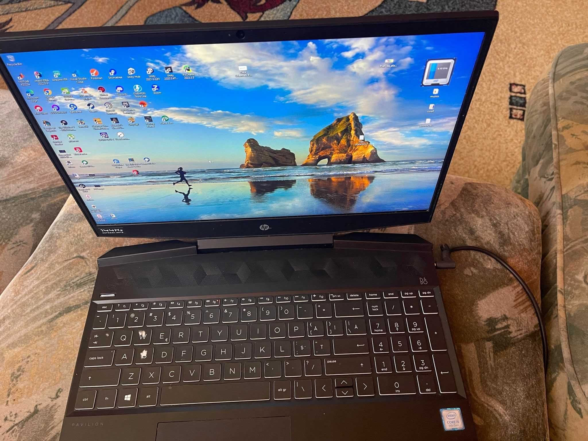 Laptop HP Pavilion 15 i5-9300H 15.6" 144Hz 16GB SSD 750GB GTX 1650 4GB