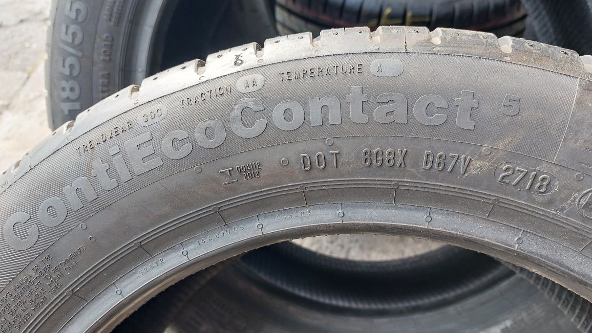 Нови летни гуми 185/55/15 Continental ContiEcoContact5 4 броя