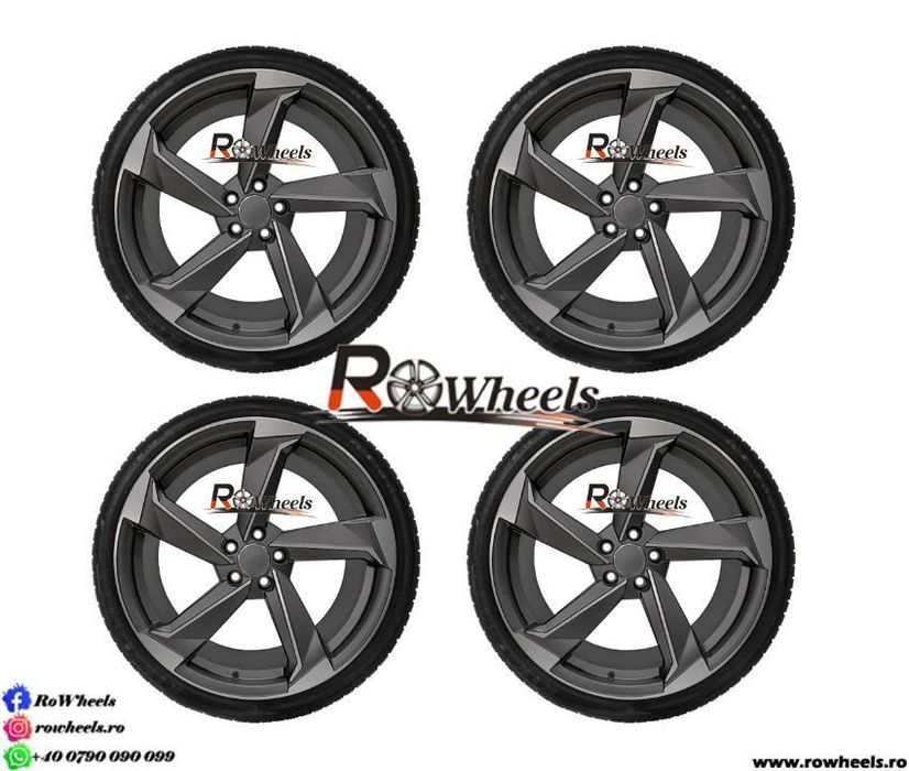 Jante AUDI 20 R20 Model RS Rotor Gri A4 A5 A6 A7 A8 Q3 Q5 Q8 S-RS 2021 anvelope vara