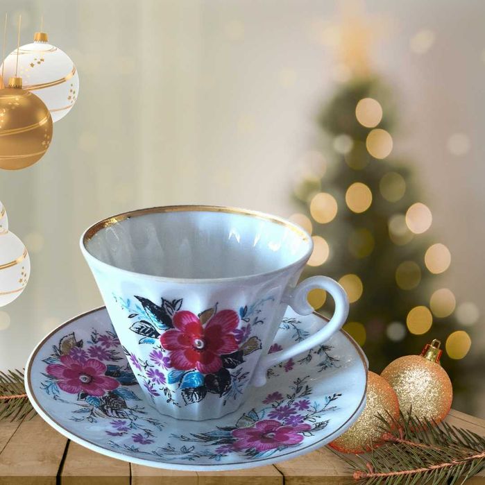 Руски порцелан, ЛФЗ, сет за чай