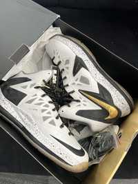 Nike Lebron 10 PS Elite + White Gold Black