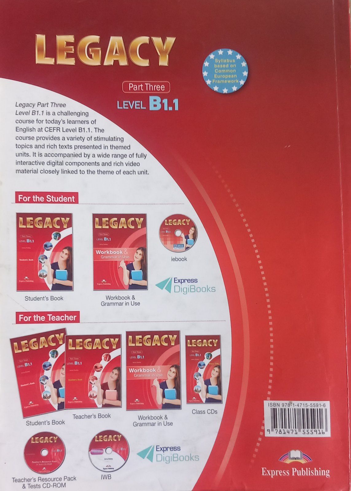 Legacy part three level B1.1 Student's Book