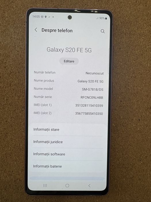 Samsung Galaxy S20 FE 5G 128Gb ID-XXL4851
