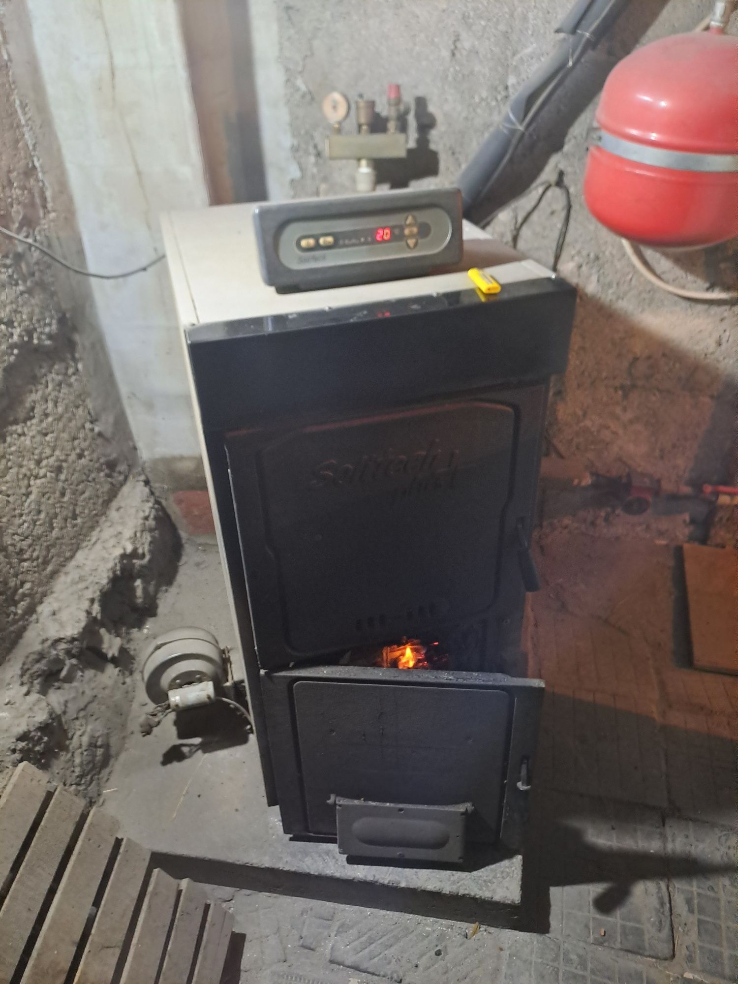 Котел на дърва и въглища 25kw