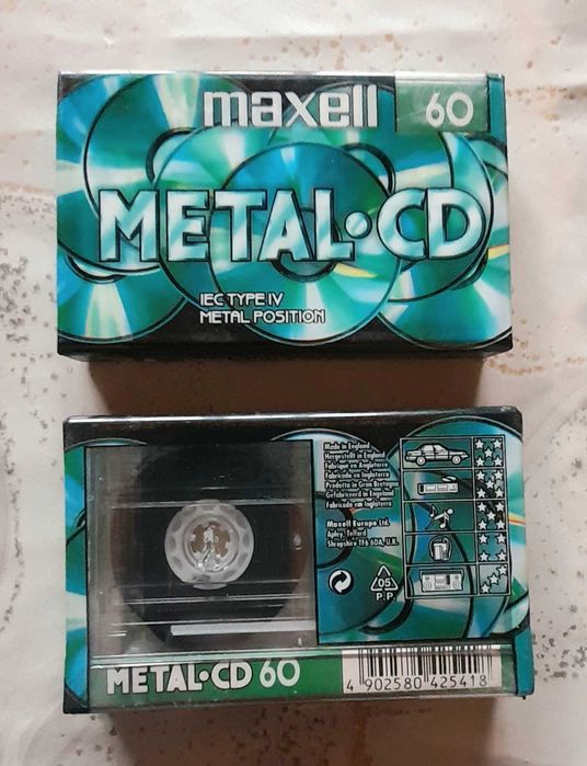 Нови Аудио касети MAXELL – 60 мин., позиция IV - METAL
