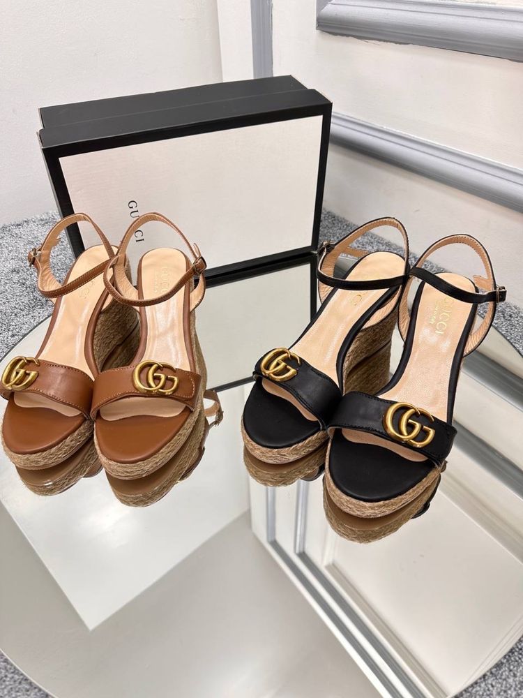 Sandale Gucci - POZE REALE- calitate superioară:mărimi 36-41
