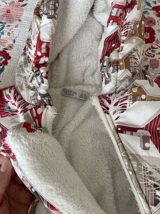 Зимен бебешки гащеризон  6-12м