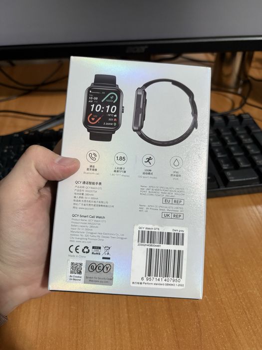 Смарт часы qcy gts