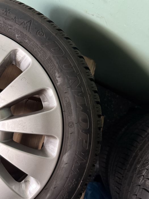 Jante mercedes cu anvelope dunlop iarna