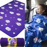 patura paturica copii fete baieti fleece polar 140x110 cm bufnite