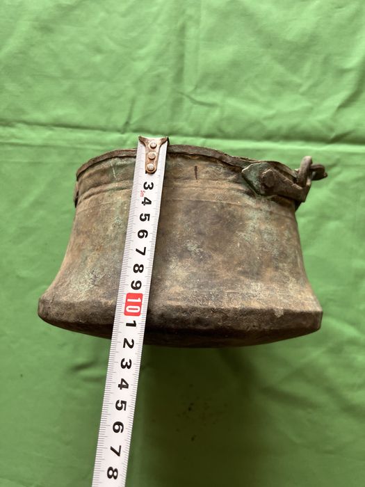 Антикварен меден менец и тиган