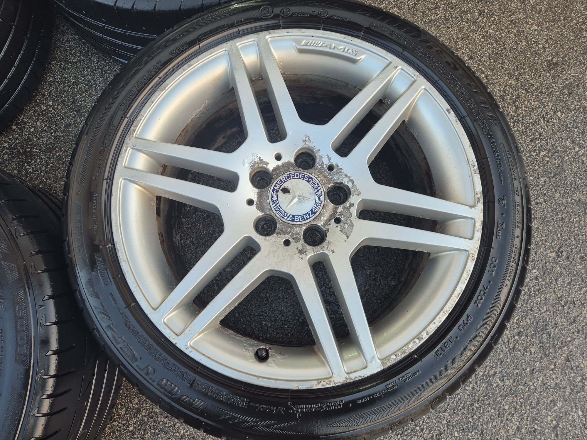 5х112/17 AMG Mercedes W204 с гуми Мерцедес Спорт пакет C class