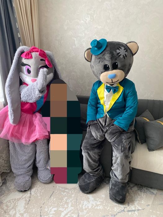 Праздничные костюмы Тэдди и Зайка