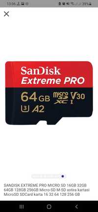 SanDisk Extreme Pro (CD Card) 64 GB