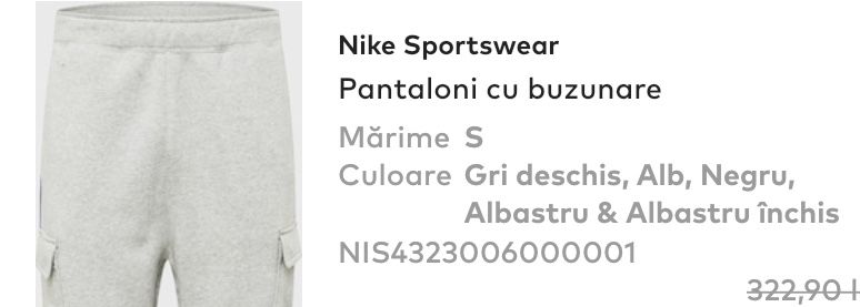 Pantaloni Nike Cargo