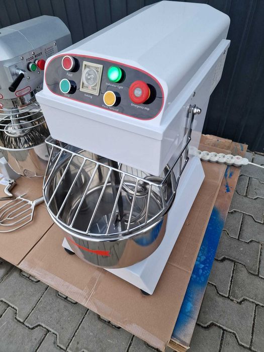 Malaxor aluat cu spirală cap fix, 35 litri, 2 viteze