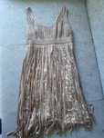 Rochie deosebită bej maro, marimea 36/38