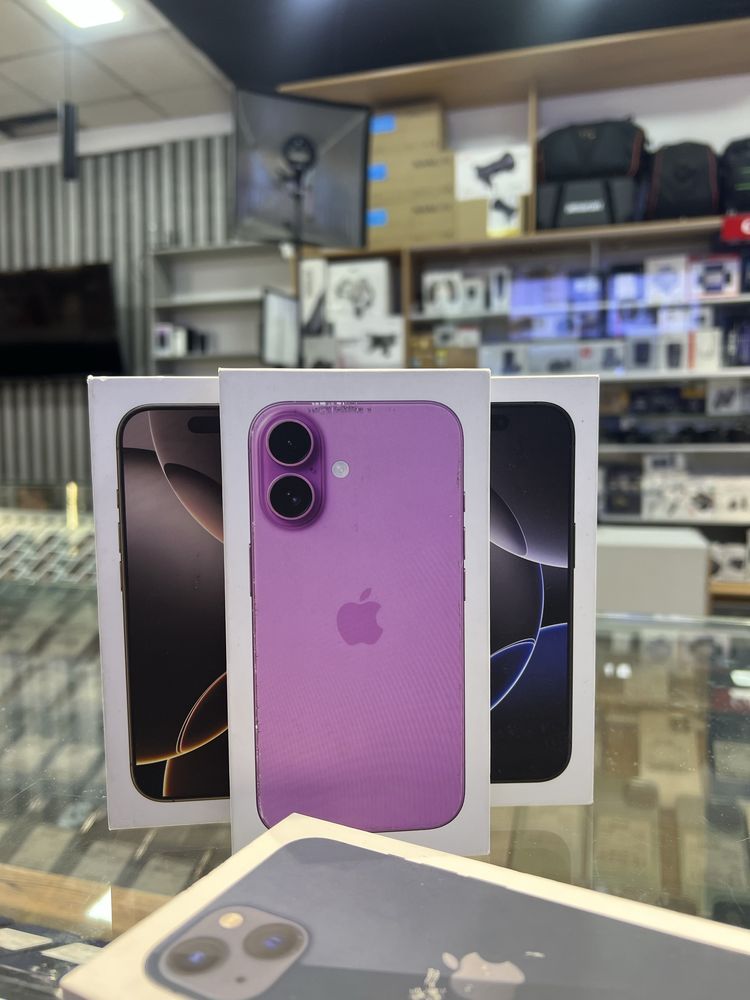 Iphone 16 pro max barcha ranglaridan mavjud