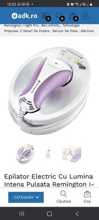 Epilator Remington IPL 6500 epilare definitiva