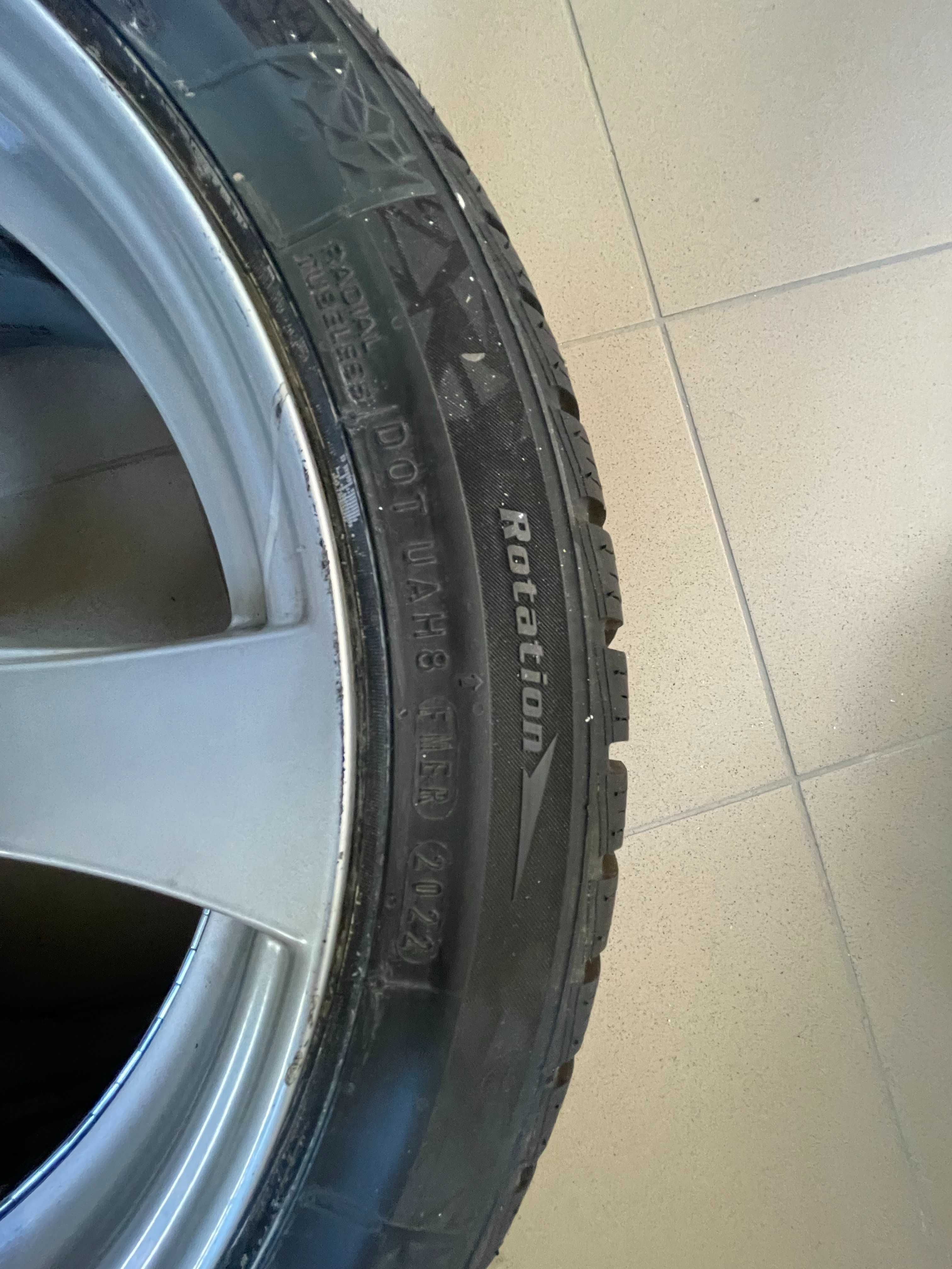 Джанти ет 30 5х120 със зимни гуми Nexen 225/45/17