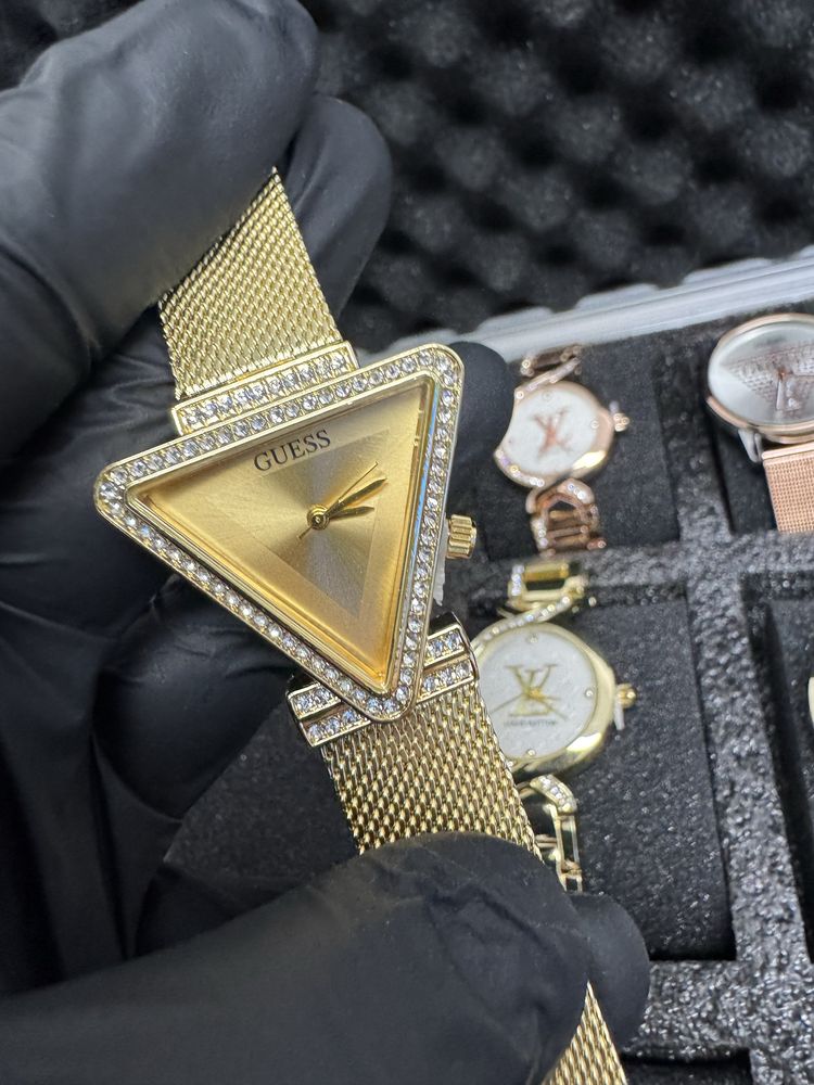 GUESS Ladies Gold Tone Analog Watch