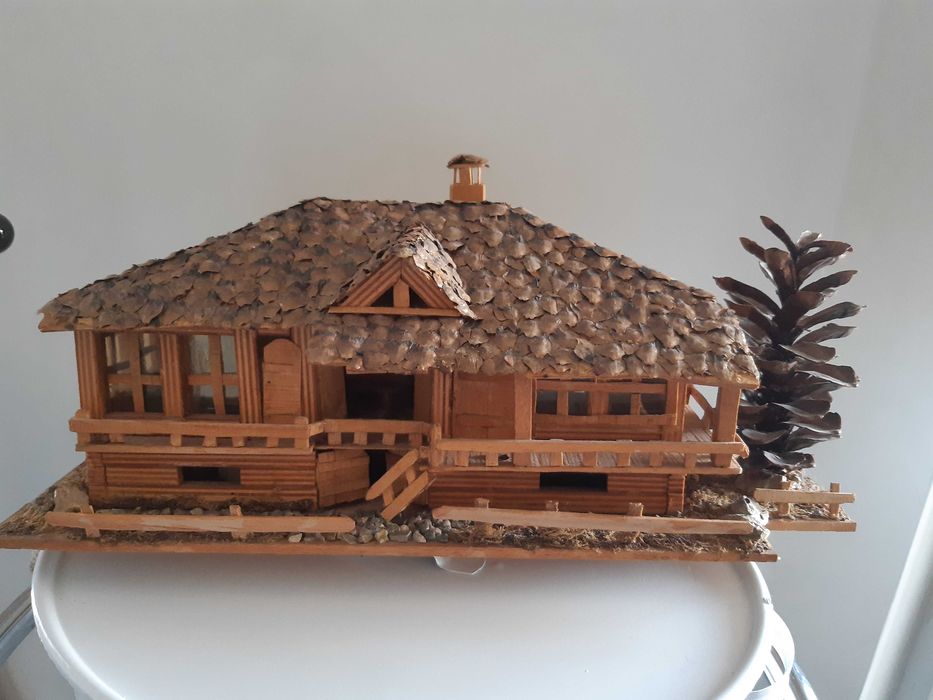 къщичка, ръчна изработка, нощна лампа