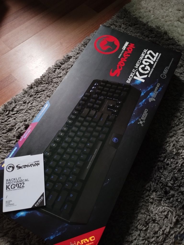 Tastatura mecanica Marvo KG922 - Albastru