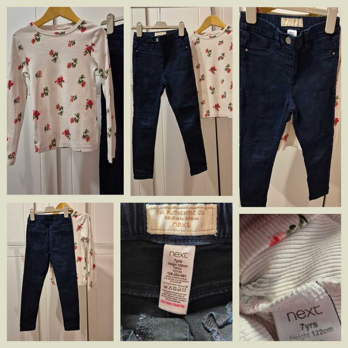 Дрехи пола,дънки,клин Next,Marks&Spencer  6-7г,122р