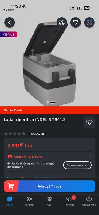 Lada frigorifica indel B TB41.2 pentru auto masina/casa