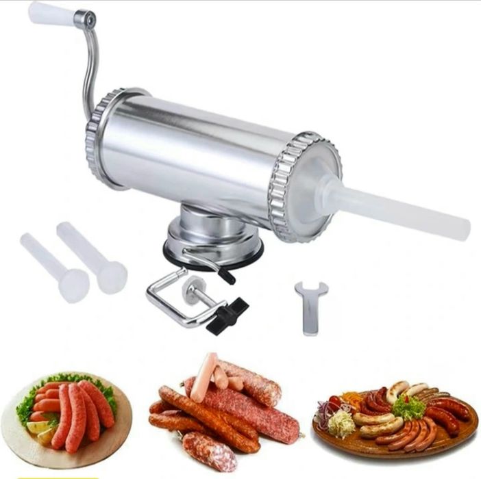 Aparat pentru umplut carnati lebar,2,5 Kg orizontal NOU - 150 Lei