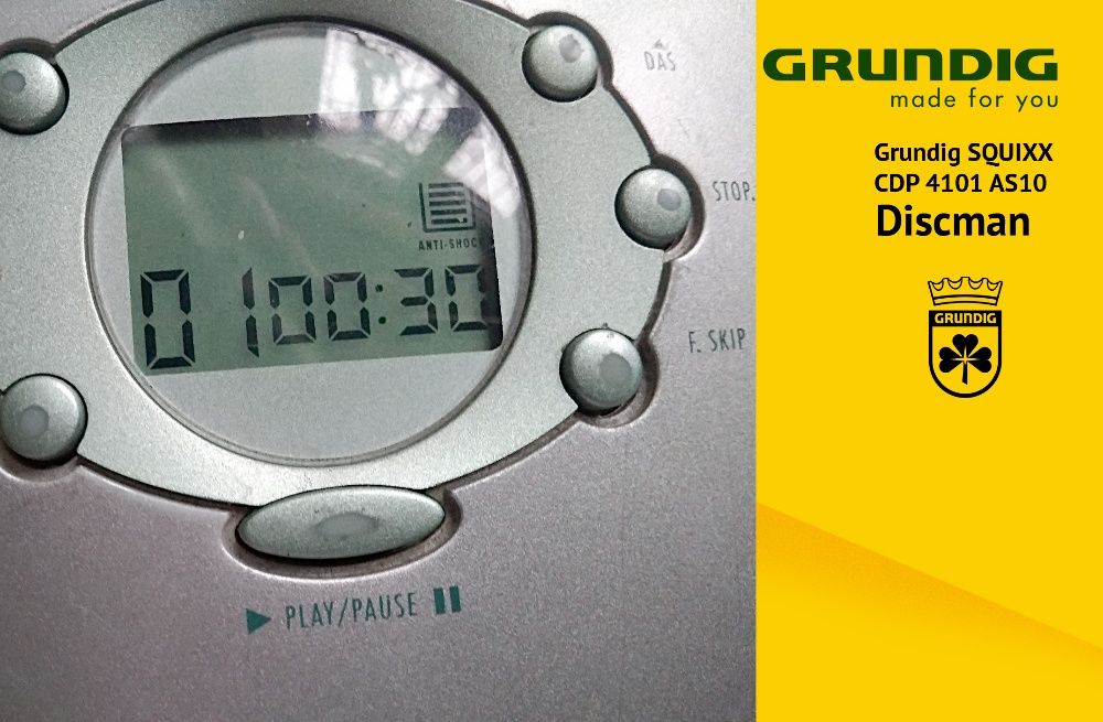 GRUNDIG - SQUIXX CDP 4101 AS10 Discman, Плейер