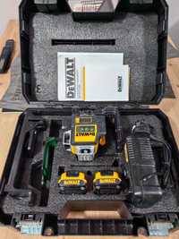 Лазерен нивелир DeWALT DCE089G  360° 3 зелени лъча, две батерии