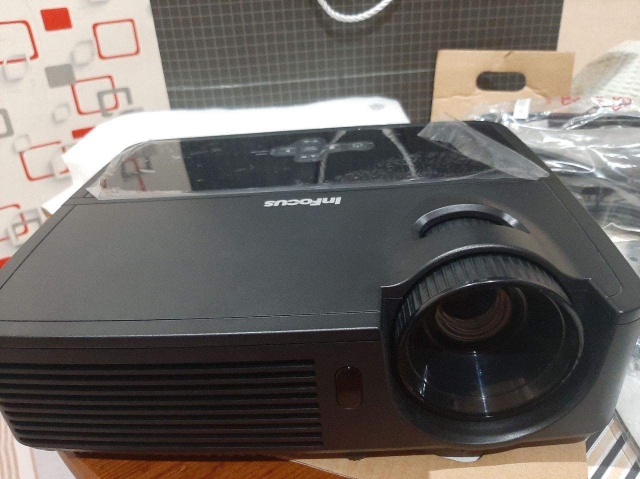 In focus projector for home cinema