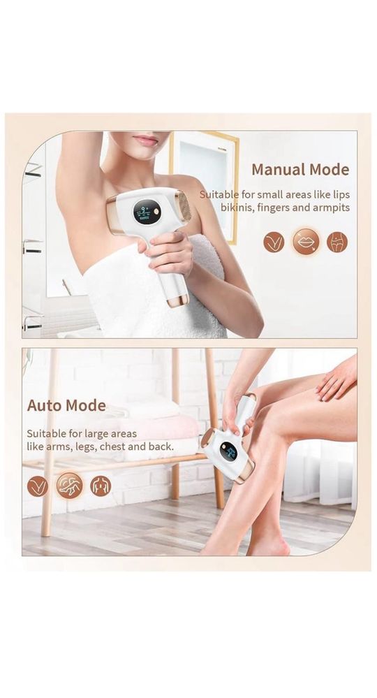 Epilator ZKMAGIC ipl, epilare full body