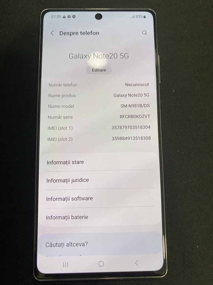 Samsung Note 20 5 G 256 Gb id-1350