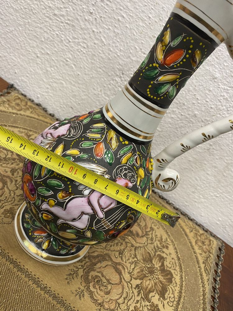 Белгийска порцеланова кана - ваза с маркировка