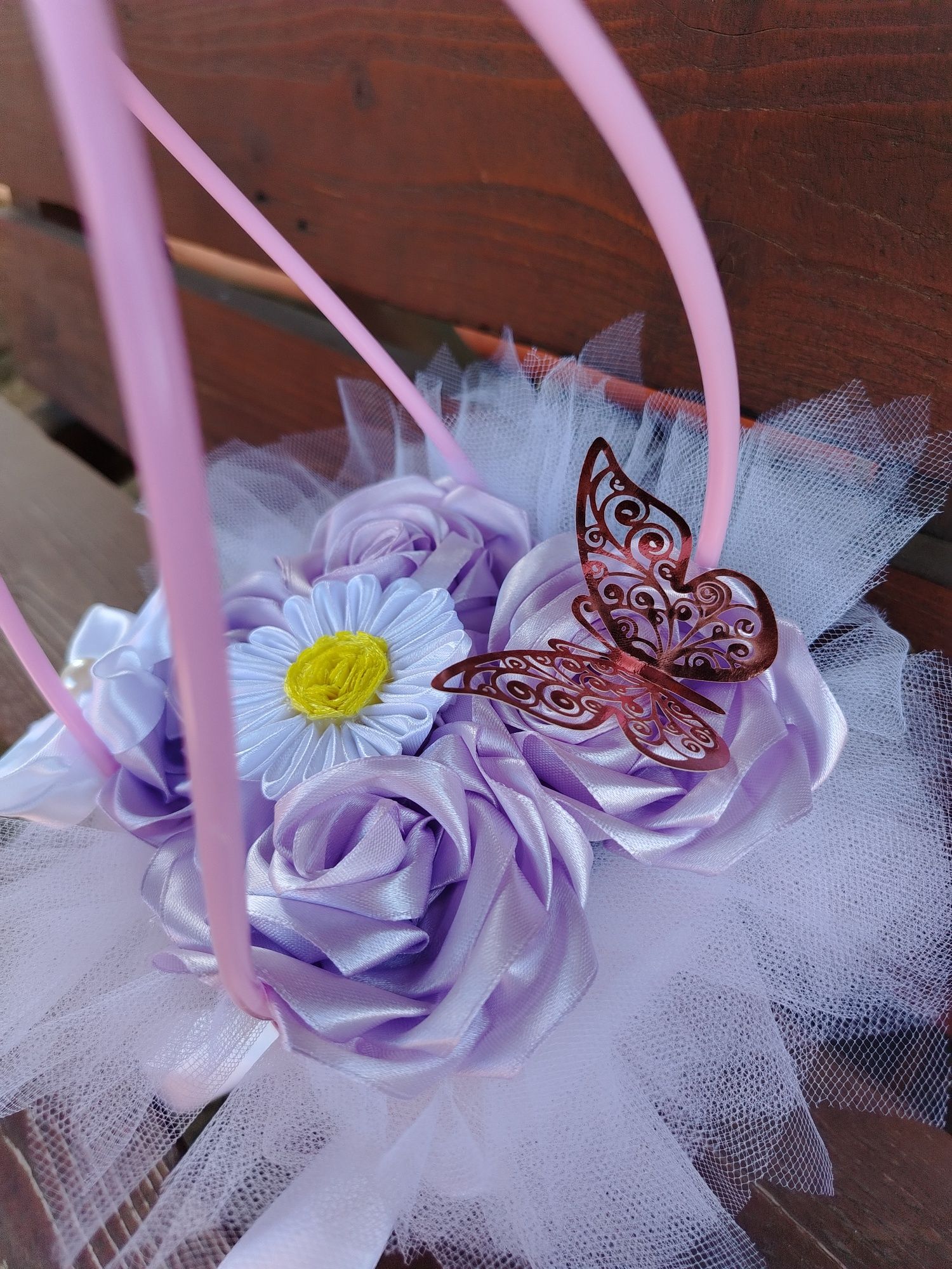 Cosulet flori din satin