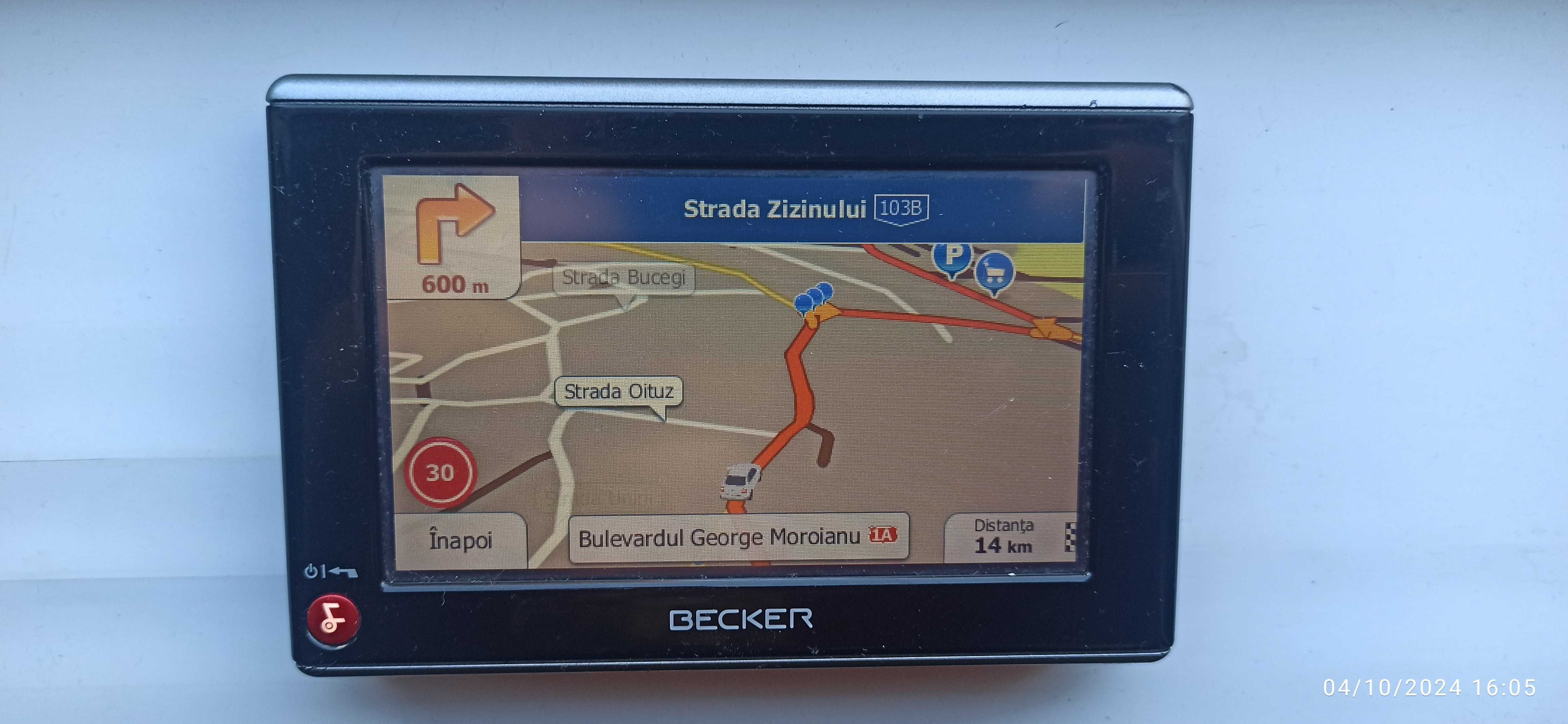 GPS Becker cu iGO ultimele harti Europa display 4.3"