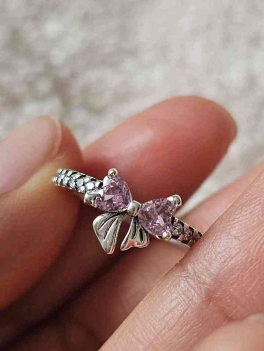 Seturi bijuterii argint 925 Pandora inel cercei colier funda swarovski