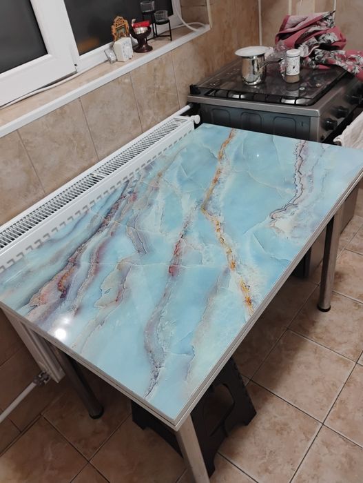 Masa bucatarie extensibila 6 persoane 70x170x76cm