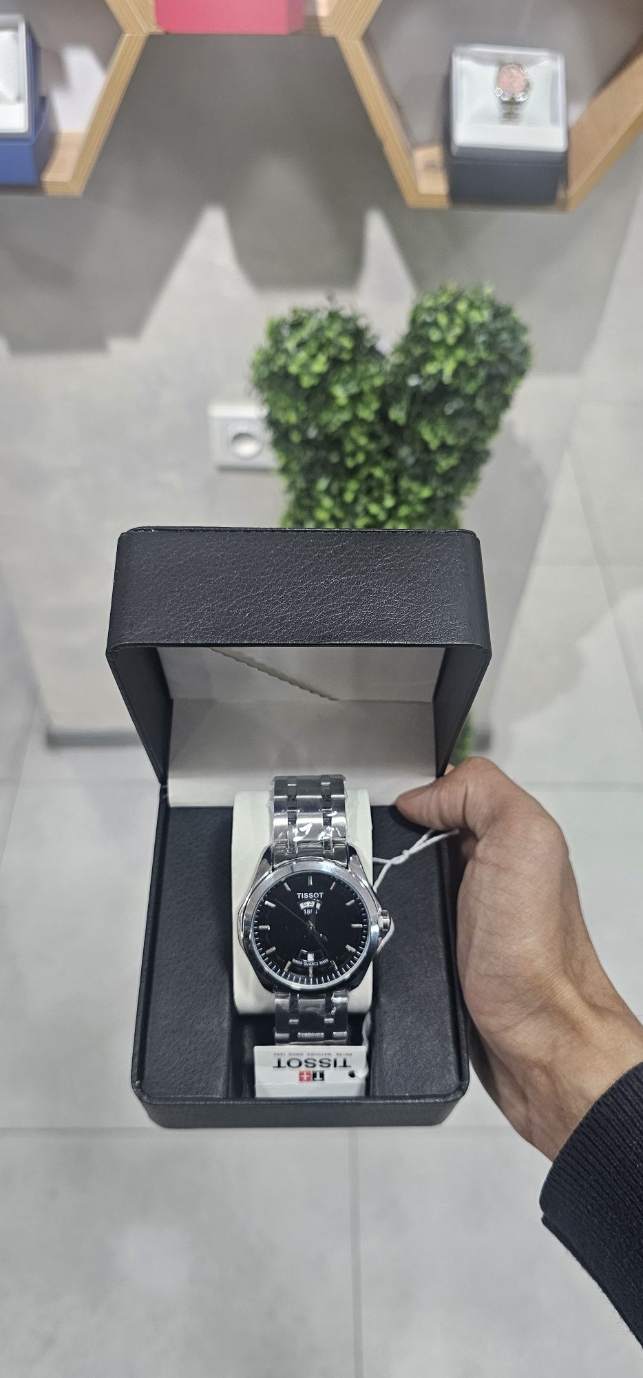 Tissot Erkaklar qol soati Yaponskaya Mexanika Korobka Dokument