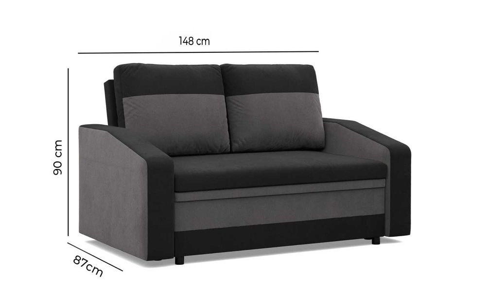 Canapea 2 locuri extensibila Orion 11 culori LIVRARE IN TOATA ROMANIA