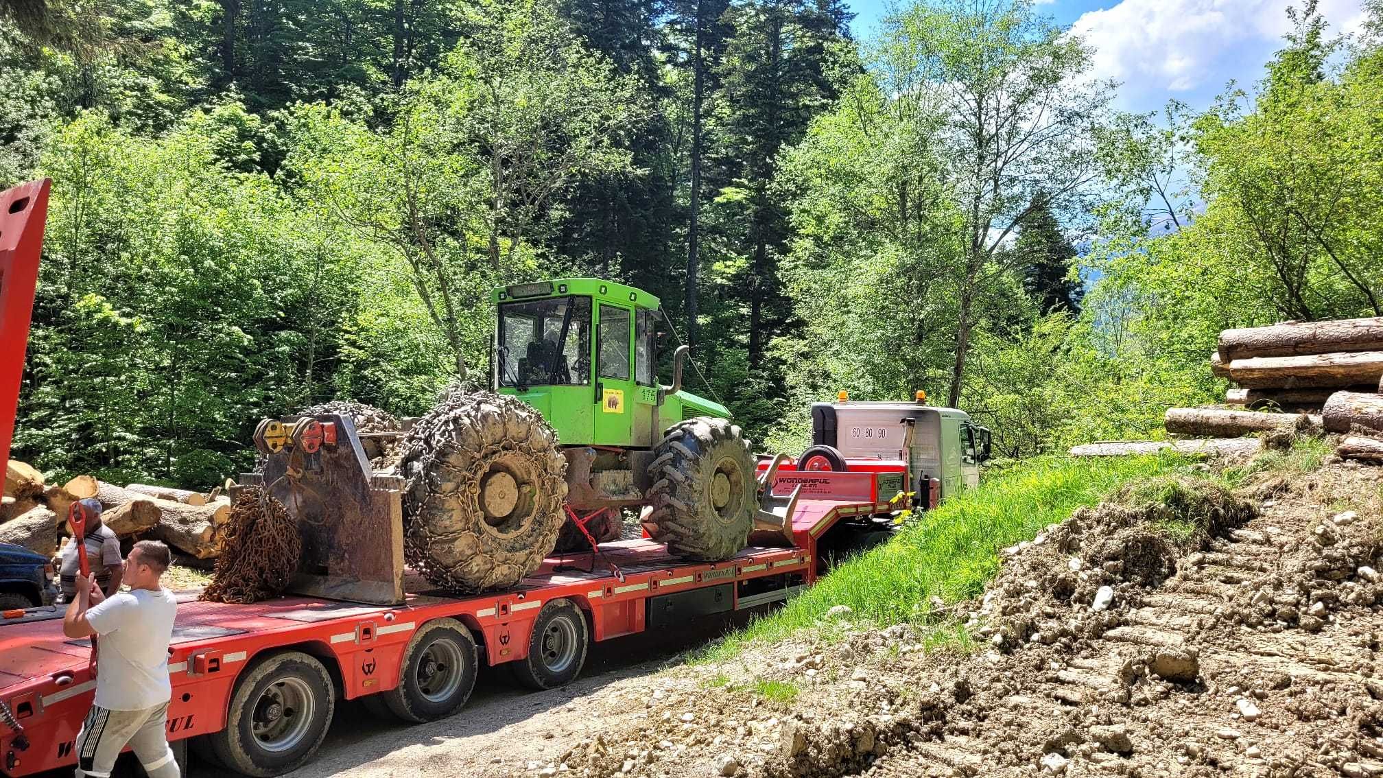 Servicii de exploatarea forestiera - Forwarder, skidder, taf