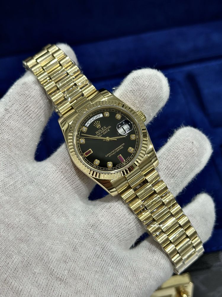 Rolex daydate black dial 36 mm
