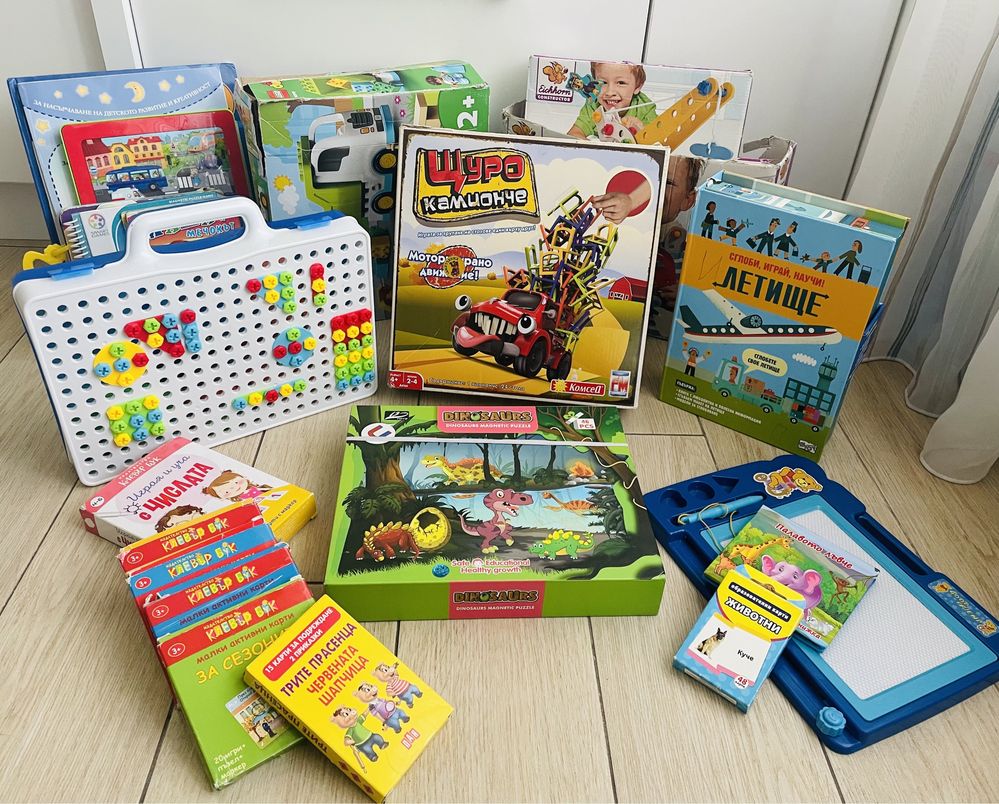 Детски таблет Fisher Price, Lego Duplo, динозаври, щуро камионче